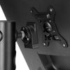 Atdec POS fixed height desk mount - Loads up to 44lb - VESA 75x75, 100x100