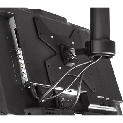 Atdec ceiling mount for medium display, short pole - Loads up to 55lb - Black - VESA 200x200