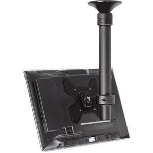 Atdec ceiling mount for medium display, short pole - Loads up to 55lb - Black - VESA 200x200