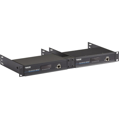 Black Box Rack Mount for KVM Extender, KVM Switch - Black - TAA Compliant