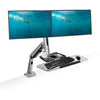Ergonomic Standing Desk Converter With Height Adjustable Keyboard & Counterbalance Monitor Mount