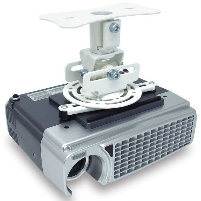 Atdec ceiling projector mount, fixed drop - Loads up to 33lb - VESA up to 65x200