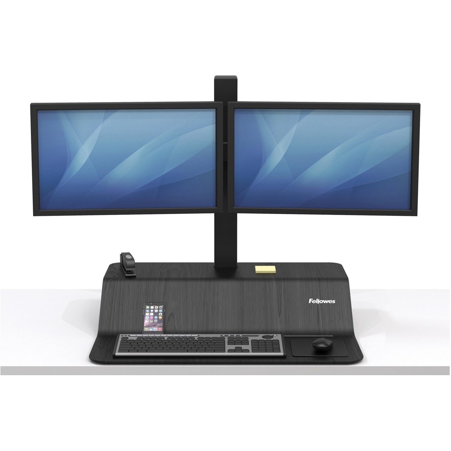 Fellowes Lotus&trade; VE Sit-Stand Workstation - Dual