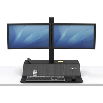 Fellowes Lotus&trade; VE Sit-Stand Workstation - Dual