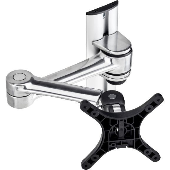 Atdec full motion wall mount - Flat and curved monitors up to 32in - VESA 75x75, 100x100