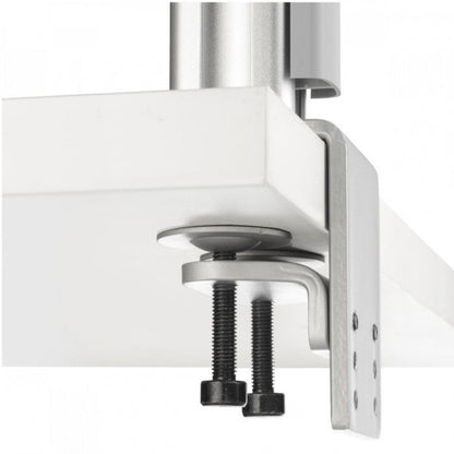 Atdec dual (rail) dynamic monitor arm desk mount - Flat and Curved up to 27in up to 15lb - VESA 75x75, 100x100