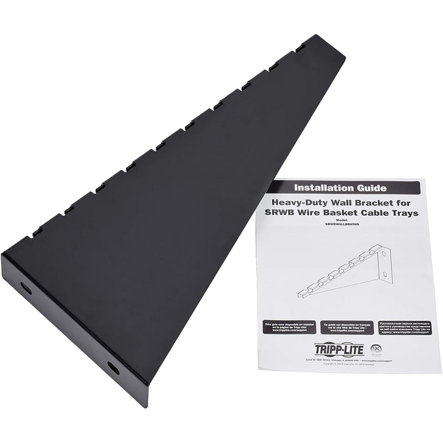 Tripp Lite Large Heavy-Duty Wall Bracket, 150-450mm Wire Mesh Cable Trays