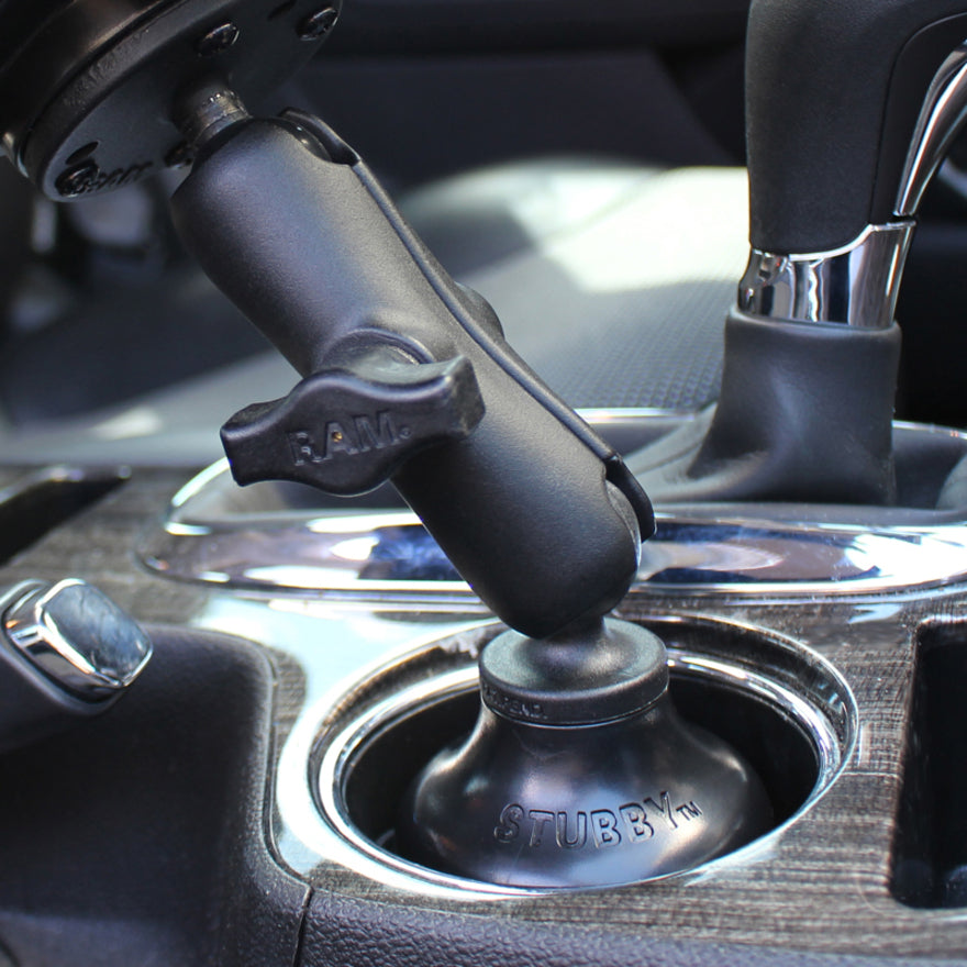 RAM Mounts Stubby Vehicle Mount for Cup Holder