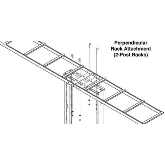 Tripp Lite Rack Roof Kit Connect SRCABLELADDER to Open Frame Racks and Wall