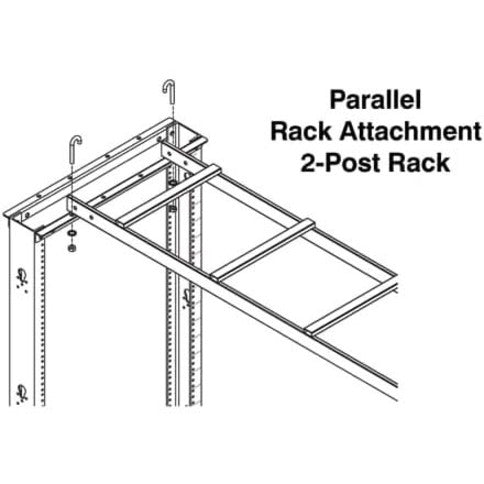 Tripp Lite Rack Roof Kit Connect SRCABLELADDER to Open Frame Racks and Wall