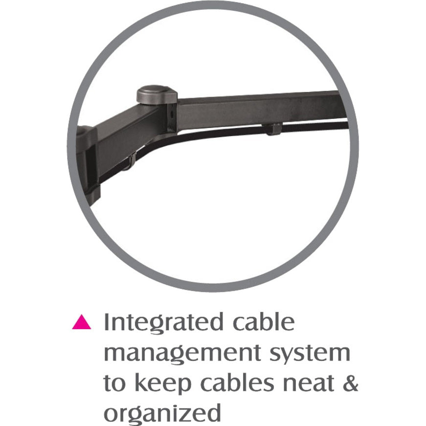 Articulating Quad Monitor Desk Mount - 13" to 27"