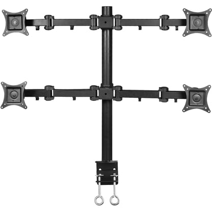 Articulating Quad Monitor Desk Mount - 13" to 27"
