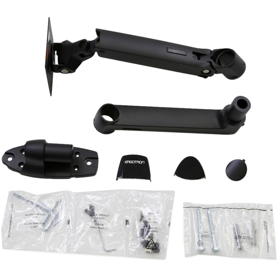 Ergotron Wall Mount for Monitor - Matte Black