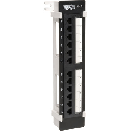Tripp Lite 24-Port Cat6 Cat5 Patch Panel Rackmount 568A/B 110 Punch down RJ45 0.5URM