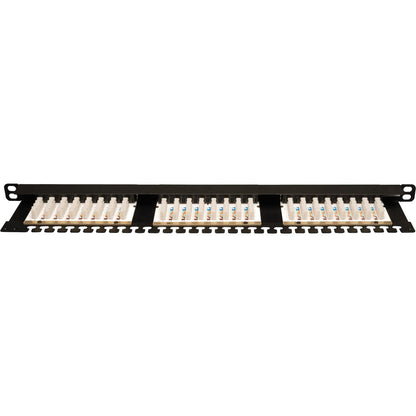 Tripp Lite 24-Port Cat6 Cat5 Patch Panel Rackmount 568A/B 110 Punch down RJ45 0.5URM