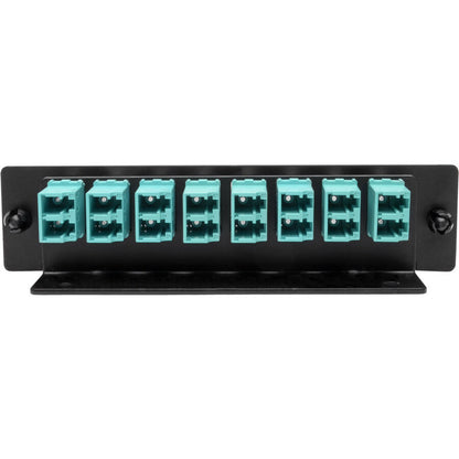Tripp Lite Toolless Pass-Through Fiber Patch Panel MMF/SMF 8 LC Connectors