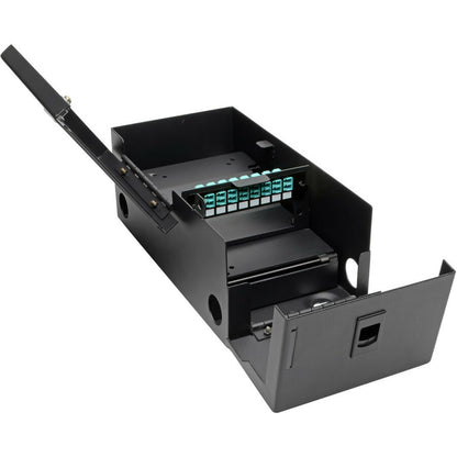 Tripp Lite Toolless Pass-Through Fiber Patch Panel MMF/SMF 8 LC Connectors
