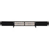 Tripp Lite 12-Port Cat5e Cat5 Rackmount Patch Panel 568B 110 Punch 1URM TAA