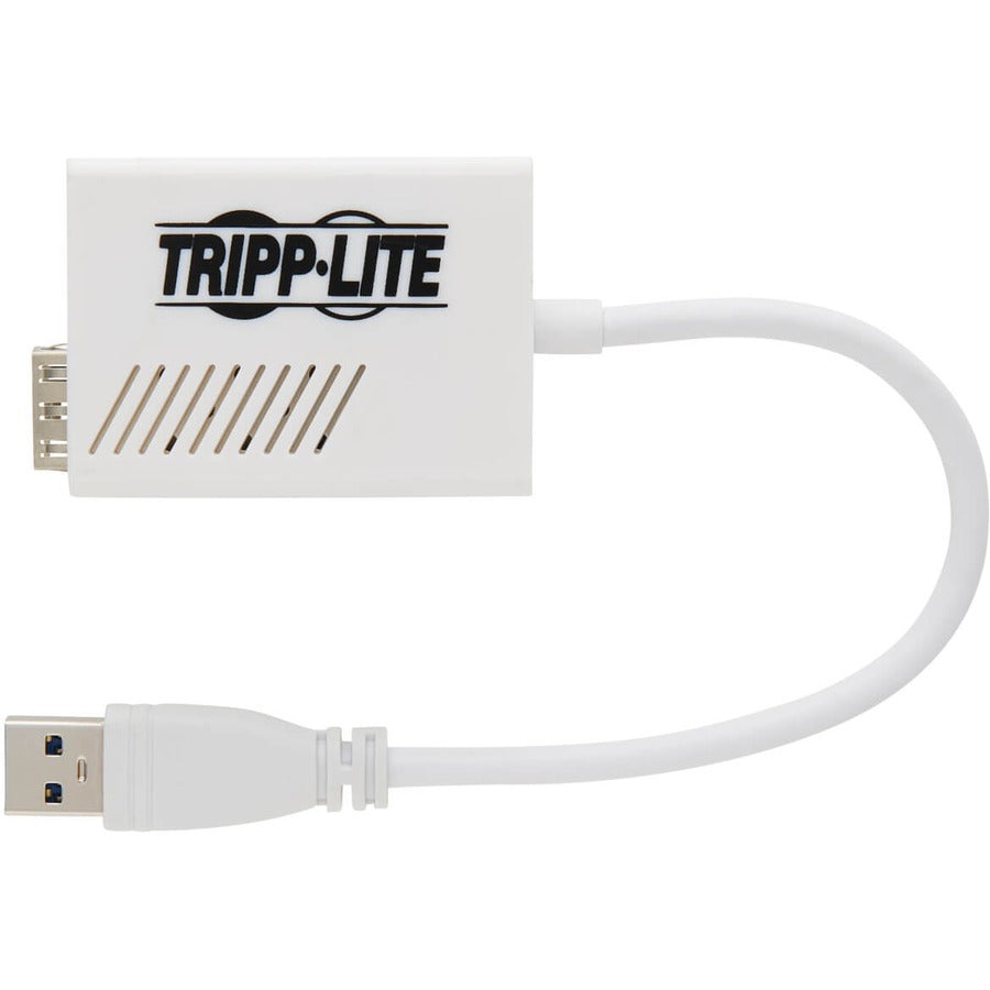 Tripp Lite USB-A 3.1 to Fiber Gbe Ethernet Adapter Open SFP Port SMF/MMF LC