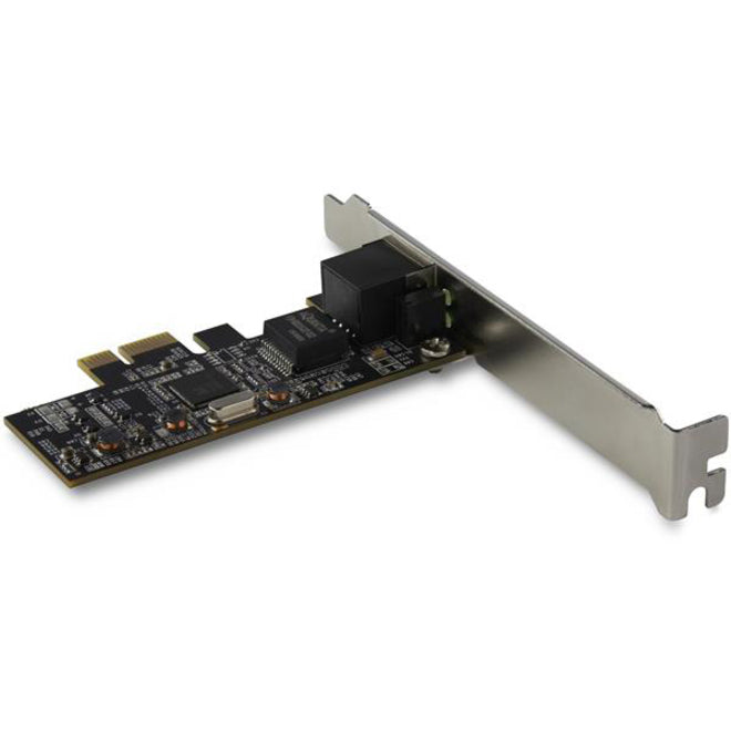 StarTech.com 1 Port 2.5Gbps 2.5GBASE-T PCIe Network Card x4 PCIe - Windows, MacOS & Linux - PCI Express LAN Card - RTL8125 (ST2GPEX)