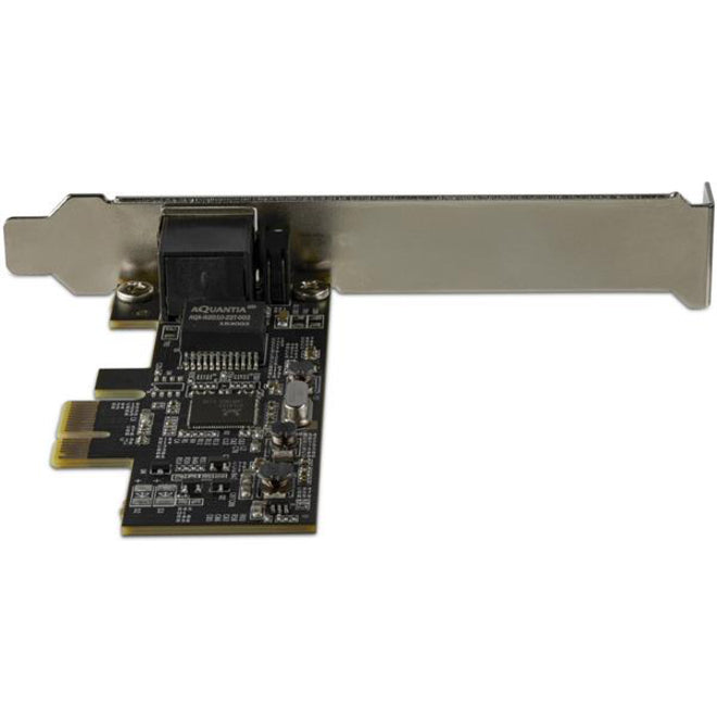 StarTech.com 1 Port 2.5Gbps 2.5GBASE-T PCIe Network Card x4 PCIe - Windows, MacOS & Linux - PCI Express LAN Card - RTL8125 (ST2GPEX)