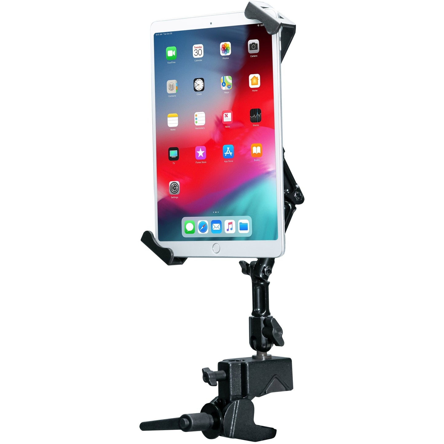 CTA Digital Clamp Mount for Tablet, iPad mini, iPad, iPad Pro