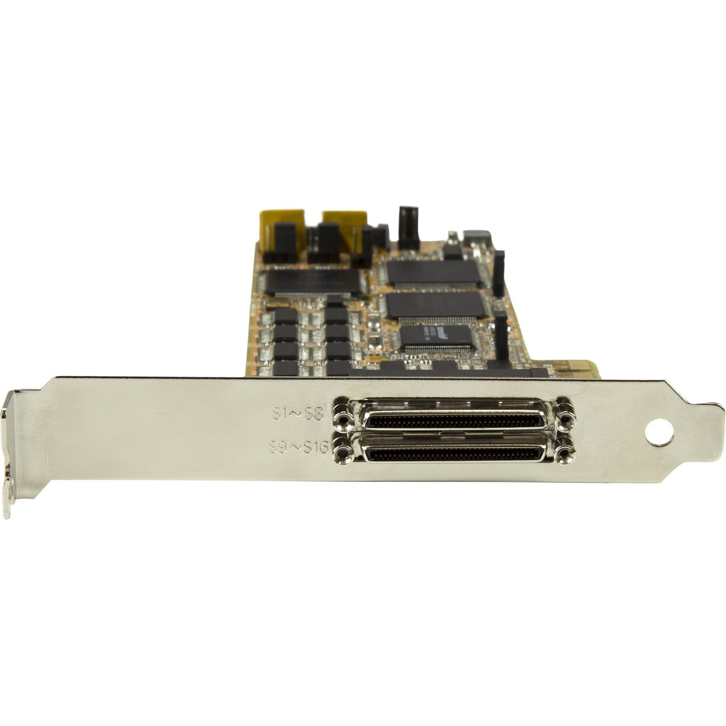 StarTech.com 16 Port PCI Express Serial Card - Low-Profile - High-Speed PCIe Serial Card with 16 DB9 RS232 Ports