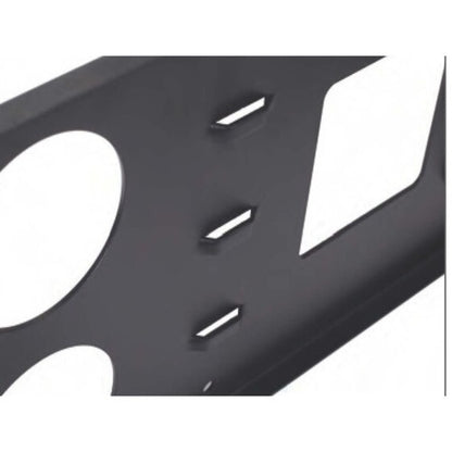 4XEM 3U Wall Mount for Rackmount Equipment, Network Equipment - Black