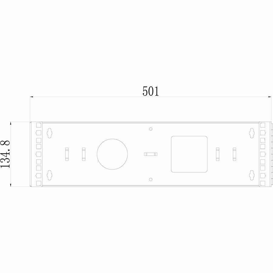 4XEM 3U Wall Mount for Rackmount Equipment, Network Equipment - Black