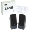 Cyber Acoustics CA-2016WB 2.0 Speaker System - Black