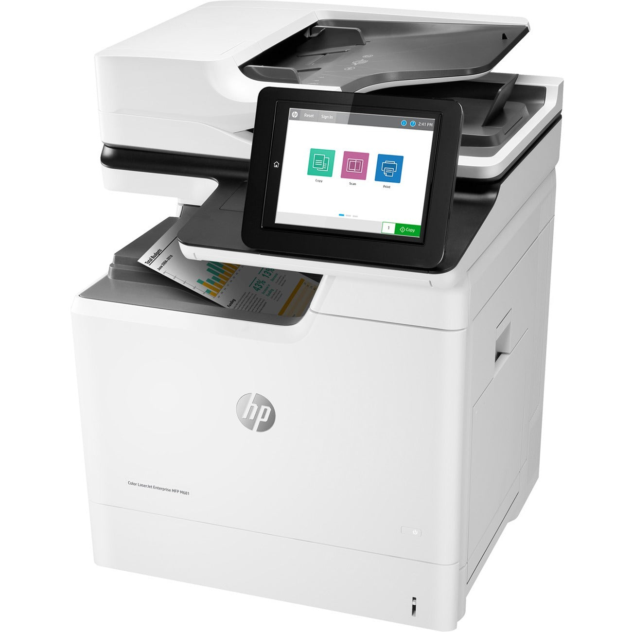 HP LaserJet M681 M681dh Laser Multifunction Printer - Color