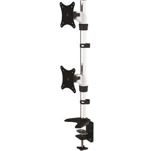 Amer Mounts Hydra HYDRA2V Desk Mount for Monitor - White, Black, Chrome