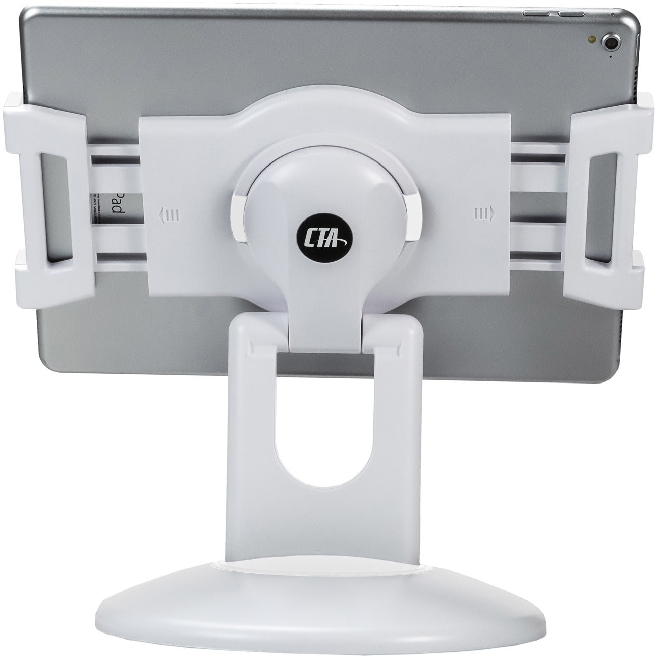 CTA Digital Quick Connect Desk Mount for Tablet, iPad (7th Generation), iPad (6th Generation), iPad Pro, iPad mini - White