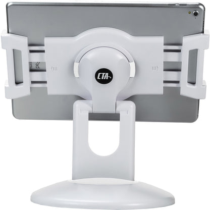 CTA Digital Quick Connect Desk Mount for Tablet, iPad (7th Generation), iPad (6th Generation), iPad Pro, iPad mini - White