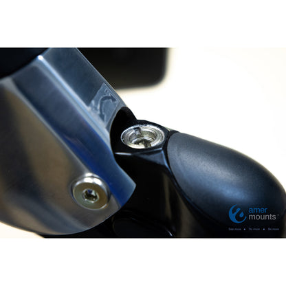 Amer Hydra Mounting Arm for Curved Screen Display, Flat Panel Display - White, Black, Chrome