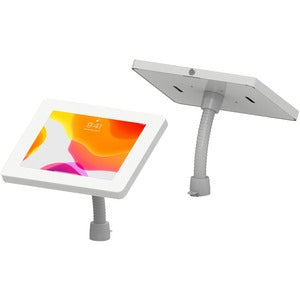 CTA Digital Desk Mount for Tablet, iPad, iPad Pro, iPad Air - White