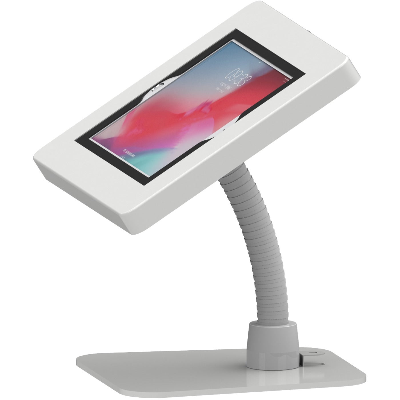 CTA Digital Desk Mount for Tablet, iPad, iPad Pro, iPad Air - White
