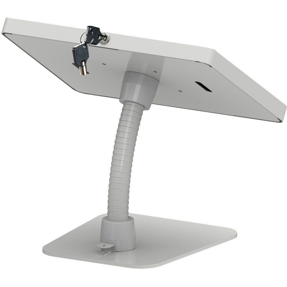 CTA Digital Desk Mount for Tablet, iPad, iPad Pro, iPad Air - White