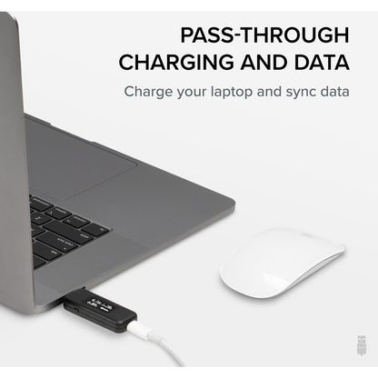 Plugable USB C Power Meter Tester for Monitoring USB-C Connections