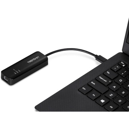TRENDnet USB-C 3.1 To 2.5GBase-T Ethernet Adapter, IEEE 802.3bz 2.5GBASE-T Compliant, Supports Up to 2.5Gbps connection Speeds, Supports 802.1p (CoS) And 802.1Q (VLAN), Black, TUC-ET2G