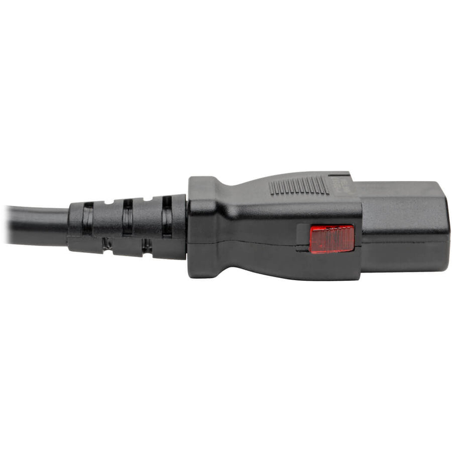 Tripp Lite Power Extension Cord Cable C14 to Locking C13 M/F 18 AWG 10A 2ft