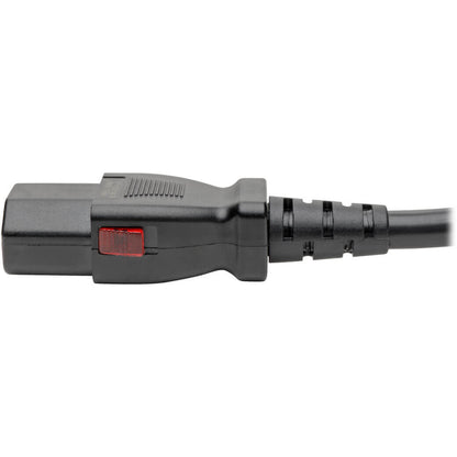 Tripp Lite Power Extension Cord Cable C14 to Locking C13 M/F 18 AWG 10A 2ft