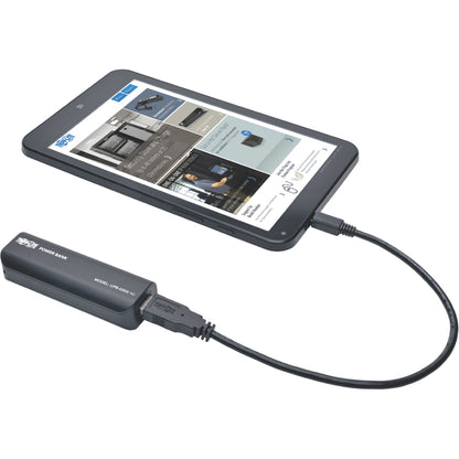 Tripp Lite Portable 1-Port USB Battery Charger Mobile Power Bank 2.6k mAh