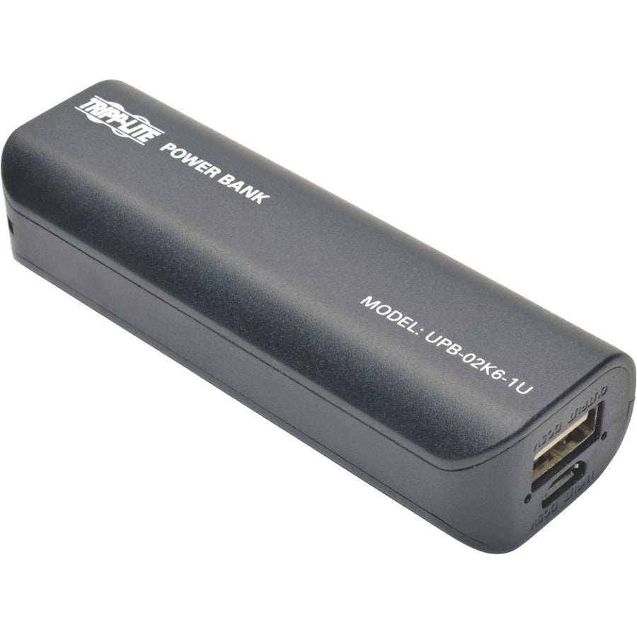 Tripp Lite Portable 1-Port USB Battery Charger Mobile Power Bank 2.6k mAh