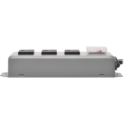 Tripp Lite Waber Industrial Power Strip Metal 5-15R 3 Outlet 5-15P 9' Cord