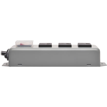 Tripp Lite Waber Industrial Power Strip Metal 5-15R 3 Outlet 5-15P 9' Cord