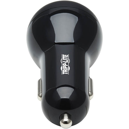 Tripp Lite USB Car Charger Dual-Port 45W Charging USB C 27W & 18W Black