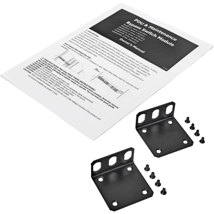 Tripp Lite PDU Hot Swap with Manual Bypass 15A 6 5-20R 2 5-20P Inputs 1URM