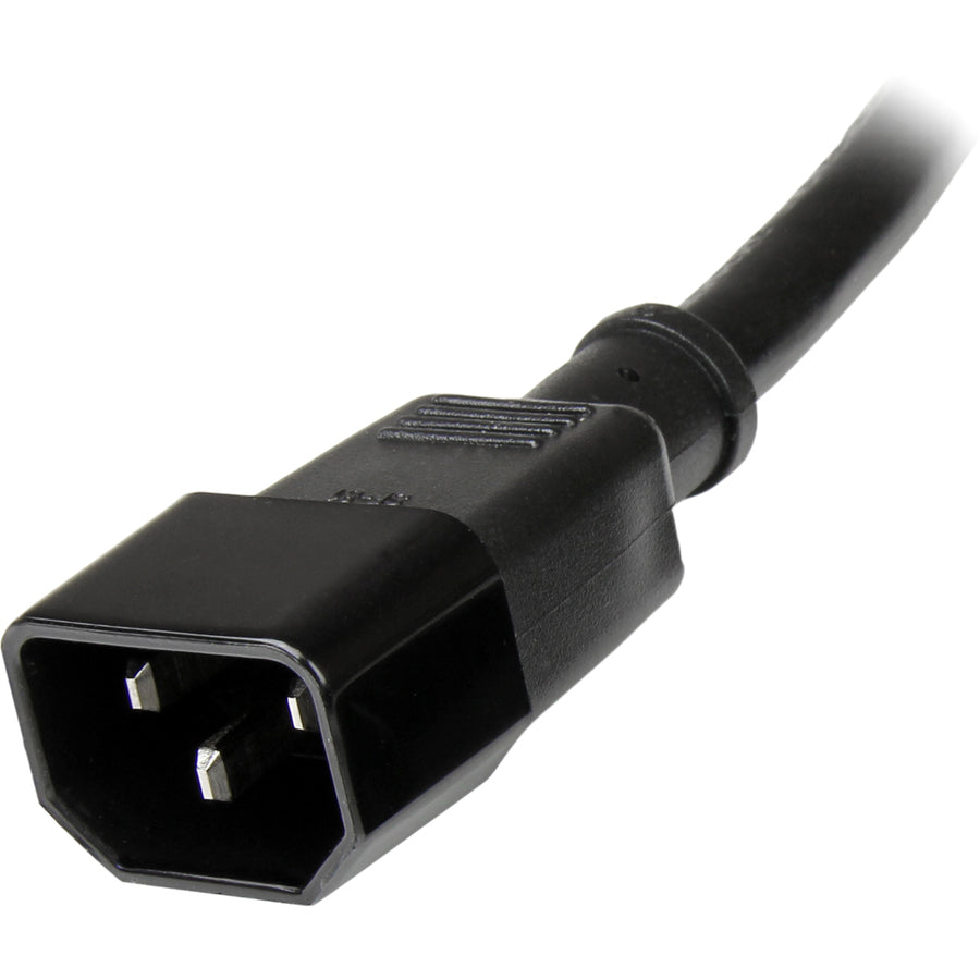 StarTech.com 6 ft 14 AWG Computer Power Cord Extension - C14 to C13
