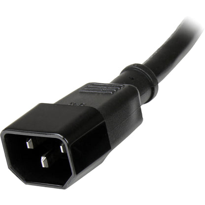 StarTech.com 6 ft 14 AWG Computer Power Cord Extension - C14 to C13